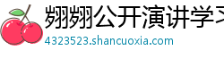 翙翙公开演讲学习平台 翙翙公开演讲学习平台